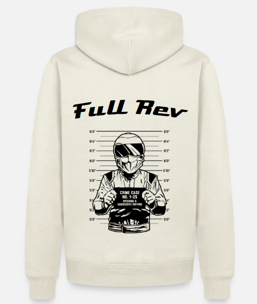 Full Rev Komfort Hoodie in NaturWeiß