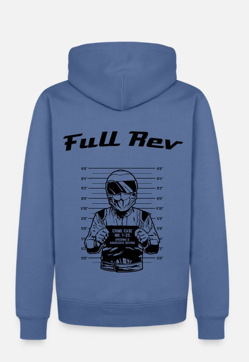 Full Rev Komfort Hoodie in Blau